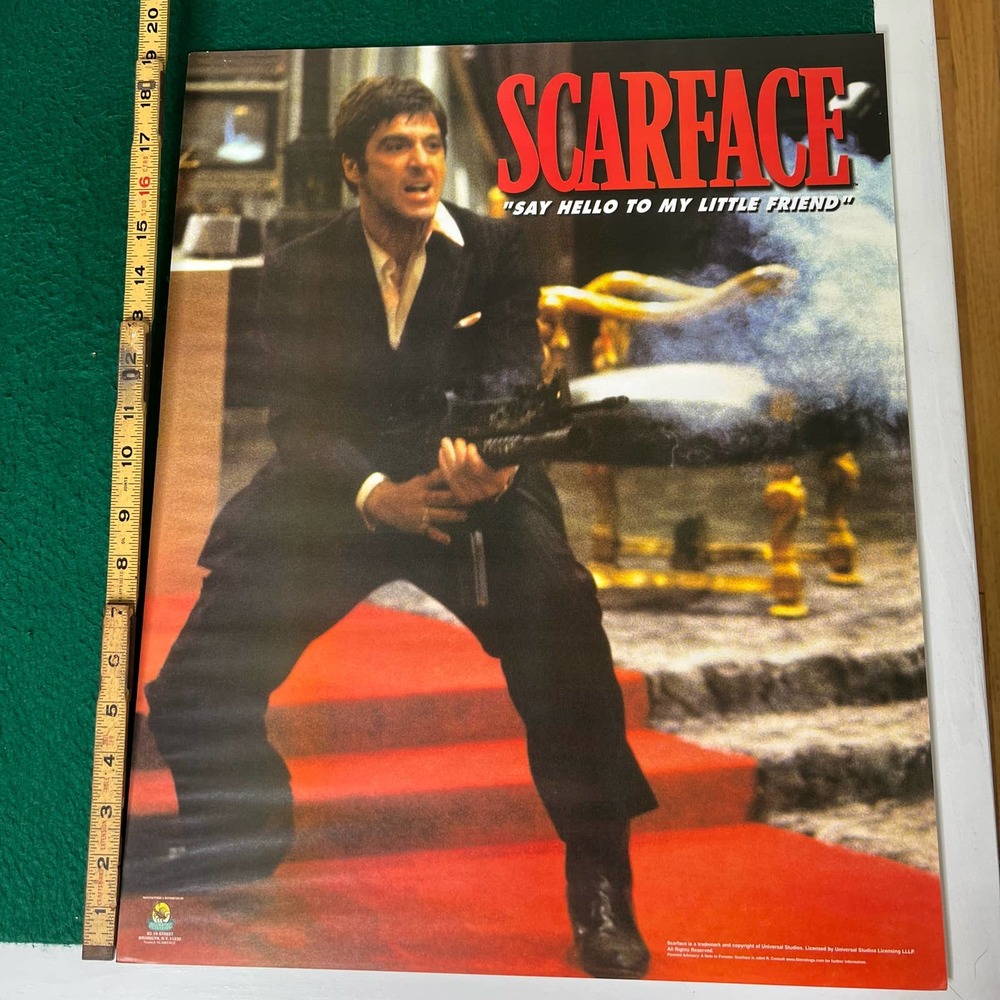Vintage Scarface poster with anniversary edition DVD bundle